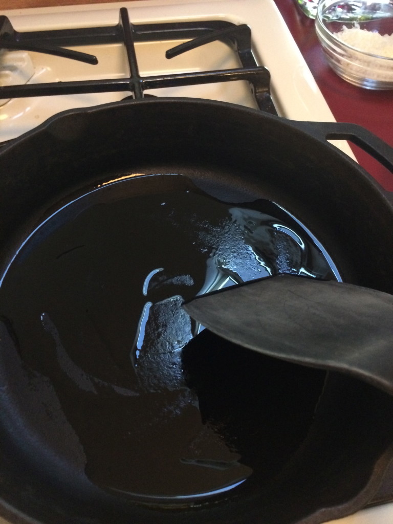 Heat your grease in your oven-proof skillet